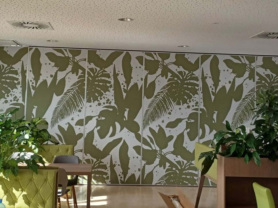 Polyplan mit Aluminiumprofilen verlängert